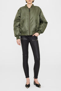 2qty NEW / LEON BOMBER - ARMY GREEN