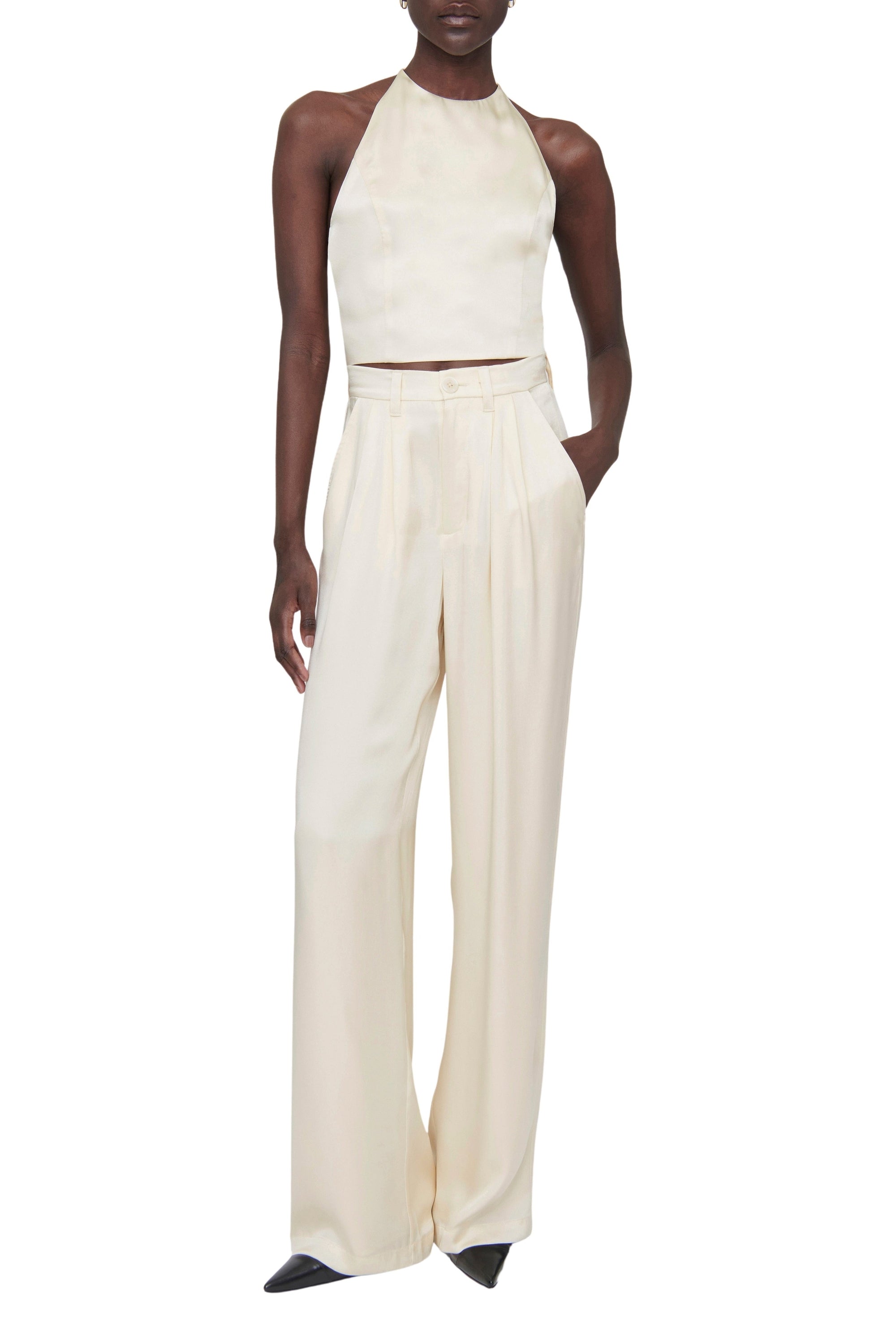 10qty NEW / LESLIE TOP - OYSTER