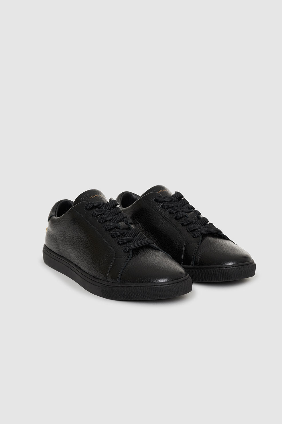 Baskets Liane en cuir - Black
