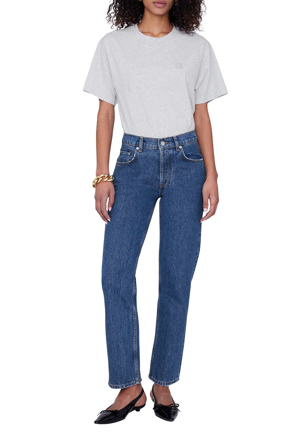 Lili T-shirt with monogram - Grey