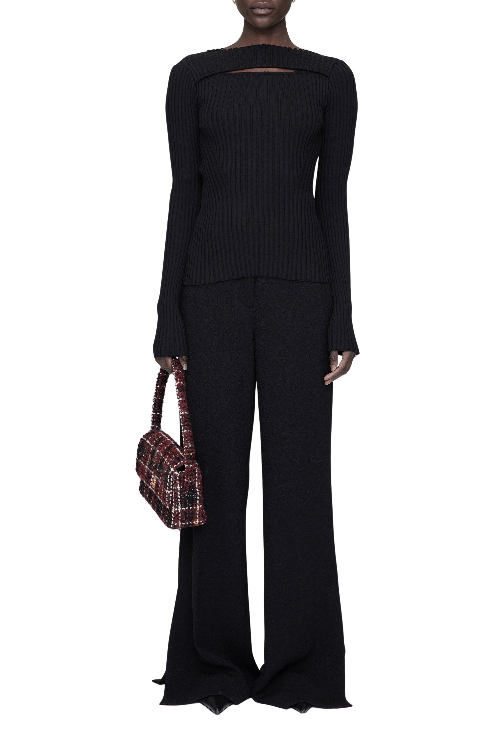 3qty NEW / LORA SWEATER - BLACK