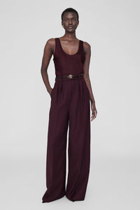 LOU TROUSER - BORDEAUX