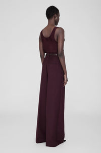 LOU TROUSER - BORDEAUX
