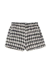 Lyle wool blend mid-rise shorts - Black