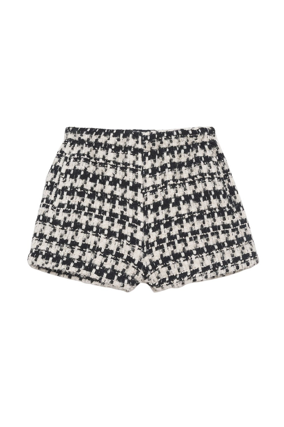 Lyle wool blend mid-rise shorts - Black