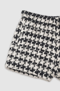 Lyle wool blend mid-rise shorts - Black