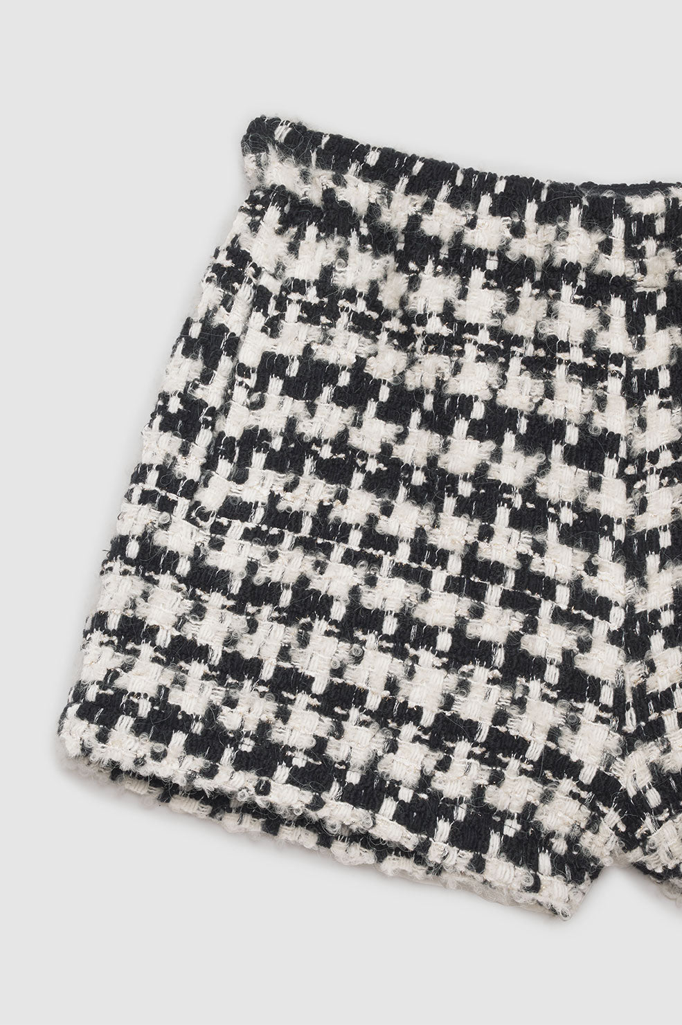 Lyle wool blend mid-rise shorts - Black