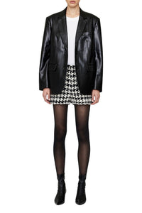 Lyle wool blend mid-rise shorts - Black