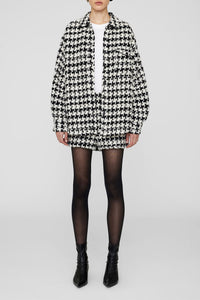 Lyle wool blend mid-rise shorts - Black