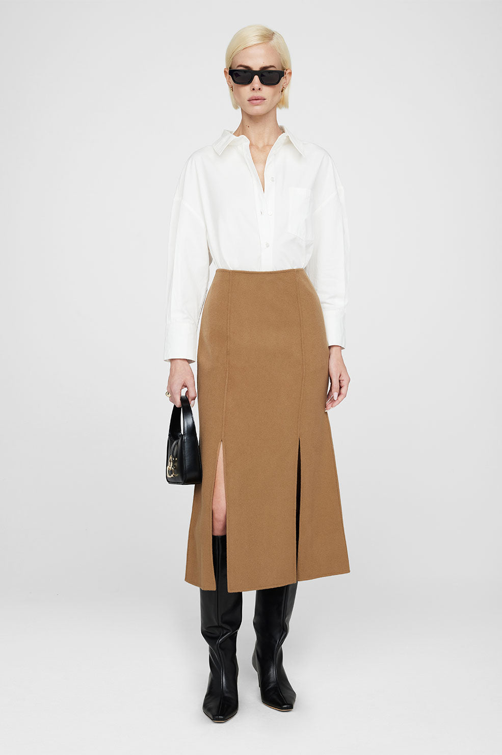 LYN SKIRT - CAMEL