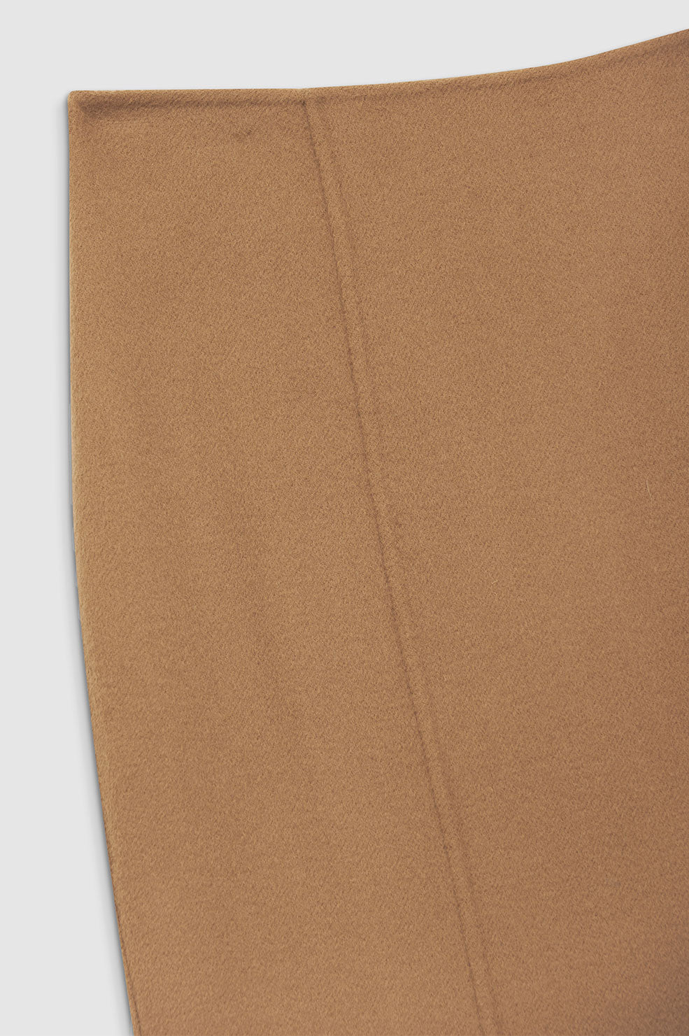Jupe midi Lyn en laine - Brown