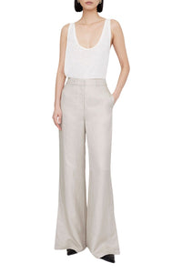 12qty NEW / LYRA TROUSER - DOVE LINEN BLEND