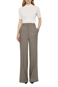 LYRA TROUSER - MINI HOUNDSTOOTH