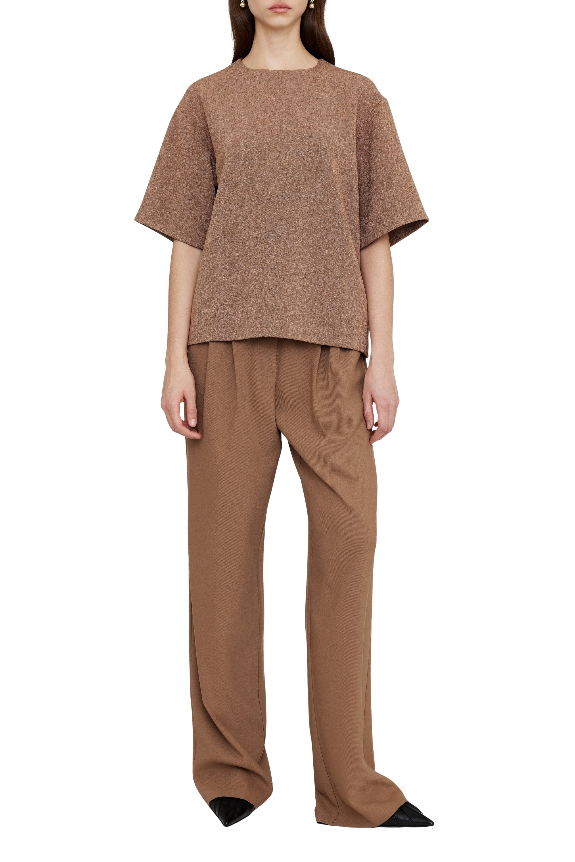 MADDIE TOP - CAMEL
