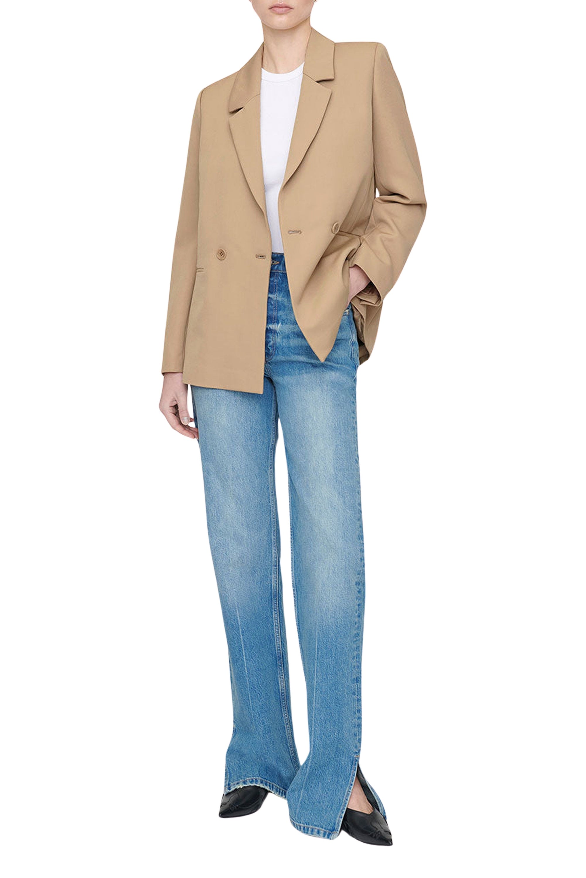 4qty NEW / MADELEINE BLAZER - DEEP SAND