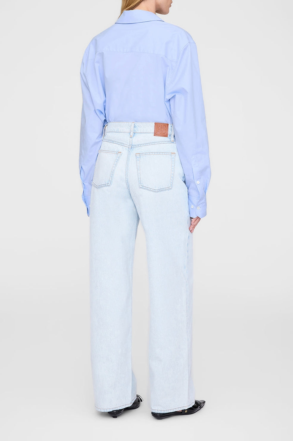 Manon high-waisted jeans - Washed Blue