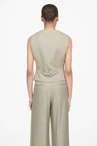 Gilet de costume Marina en laine - Green