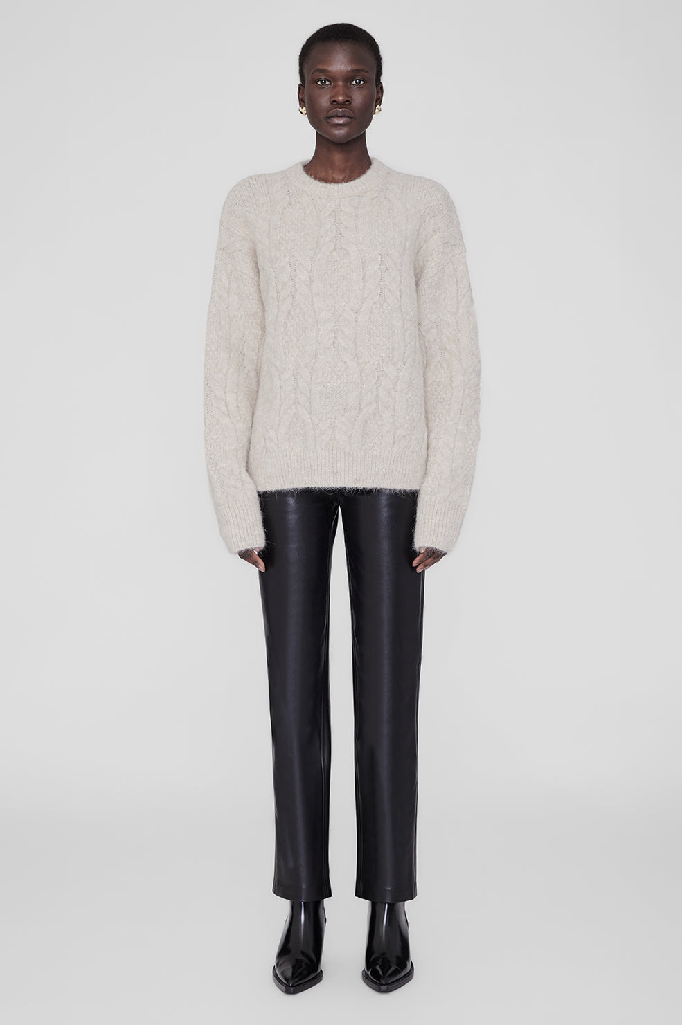 MARISOL SWEATER - LIGHT OAT