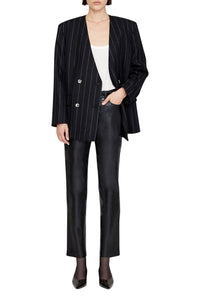 MARON BLAZER - DARK GREY PINSTRIPE