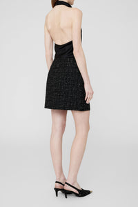 27qty RELIQUAT 95€ / MATEO SKIRT - BLACK AND WHITE TWEED