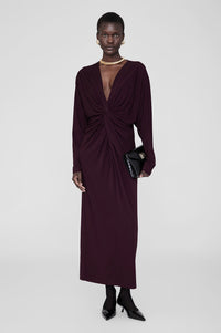MATHILDE DRESS - BORDEAUX