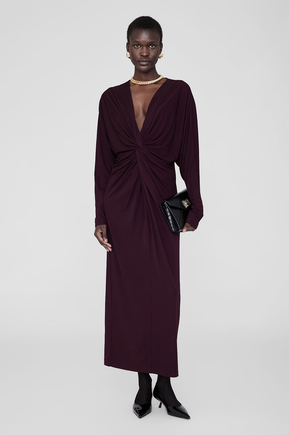 MATHILDE DRESS - BORDEAUX