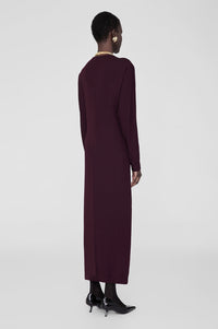 Robe longue Mathilde - Burgundy