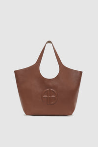 MEDIUM LILI TOTE - COGNAC PEBBLED