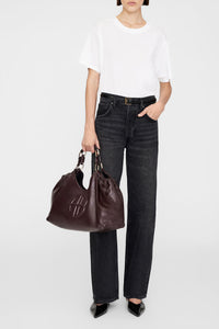 1qty NEW / MEDIUM KATE TOTE - BORDEAUX