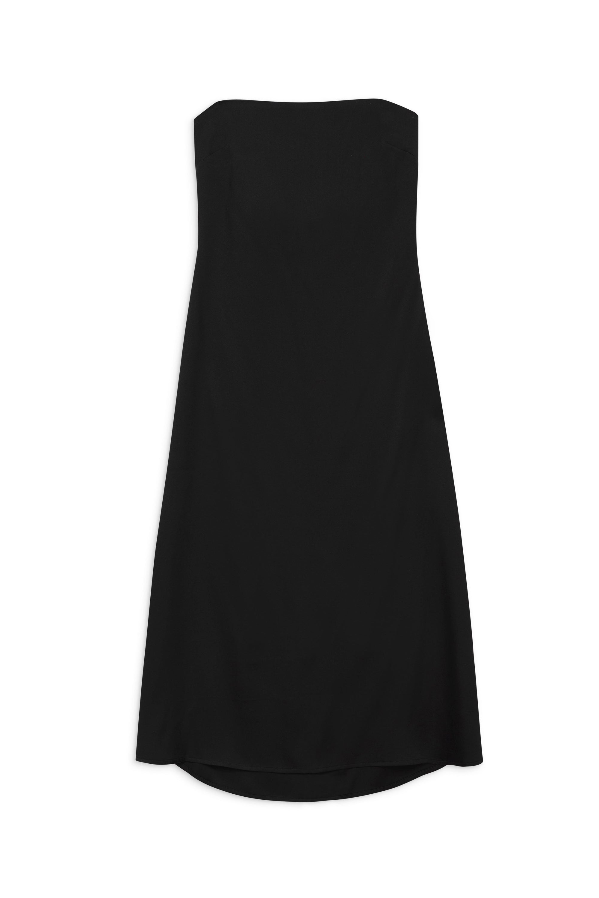 MEGAN DRESS - BLACK SILK