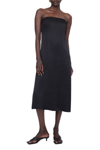 10qty RELIQUAT 120€ / MEGAN DRESS - BLACK SILK