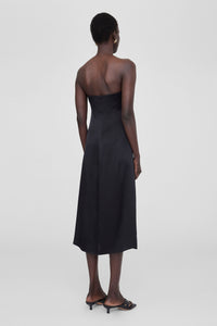 10qty RELIQUAT 120€ / MEGAN DRESS - BLACK SILK