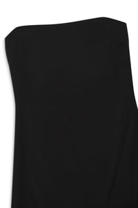 MEGAN DRESS - BLACK SILK