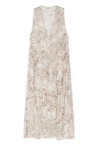 MIA DRESS - SAND SEASHELL PRINT