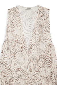 MIA DRESS - SAND SEASHELL PRINT