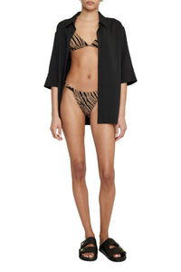 MILANI BIKINI BOTTOM - TIGER SHELL PRINT