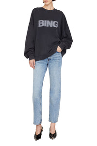 3qty RELIQUAT 80€ / MILES SWEATSHIRT BLUR - BLACK