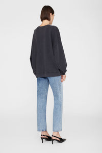 3qty RELIQUAT 80€ / MILES SWEATSHIRT BLUR - BLACK