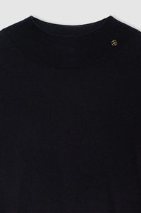 MONIQUE LONG SLEEVE SWEATER - BLACK