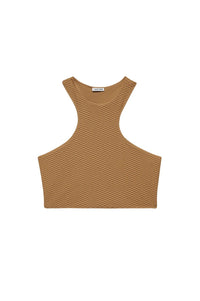 14qty NEW / MORGAN BIKINI TOP - CAMEL