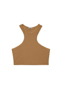 MORGAN BIKINI TOP - CAMEL