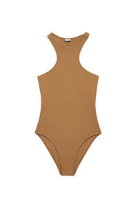 MORGAN ONE PIECE - CAMEL