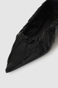Ballerines Nadine en cuir - Black