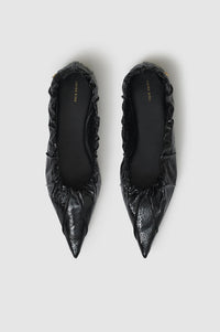 Ballerines Nadine en cuir - Black