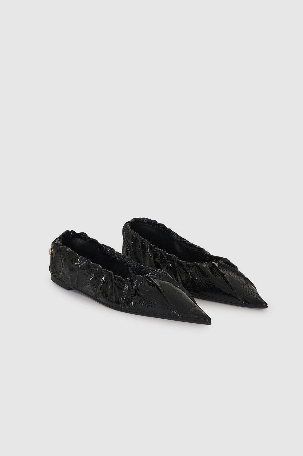 Ballerines Nadine en cuir - Black