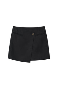 Jupe Natalia en lin - Black