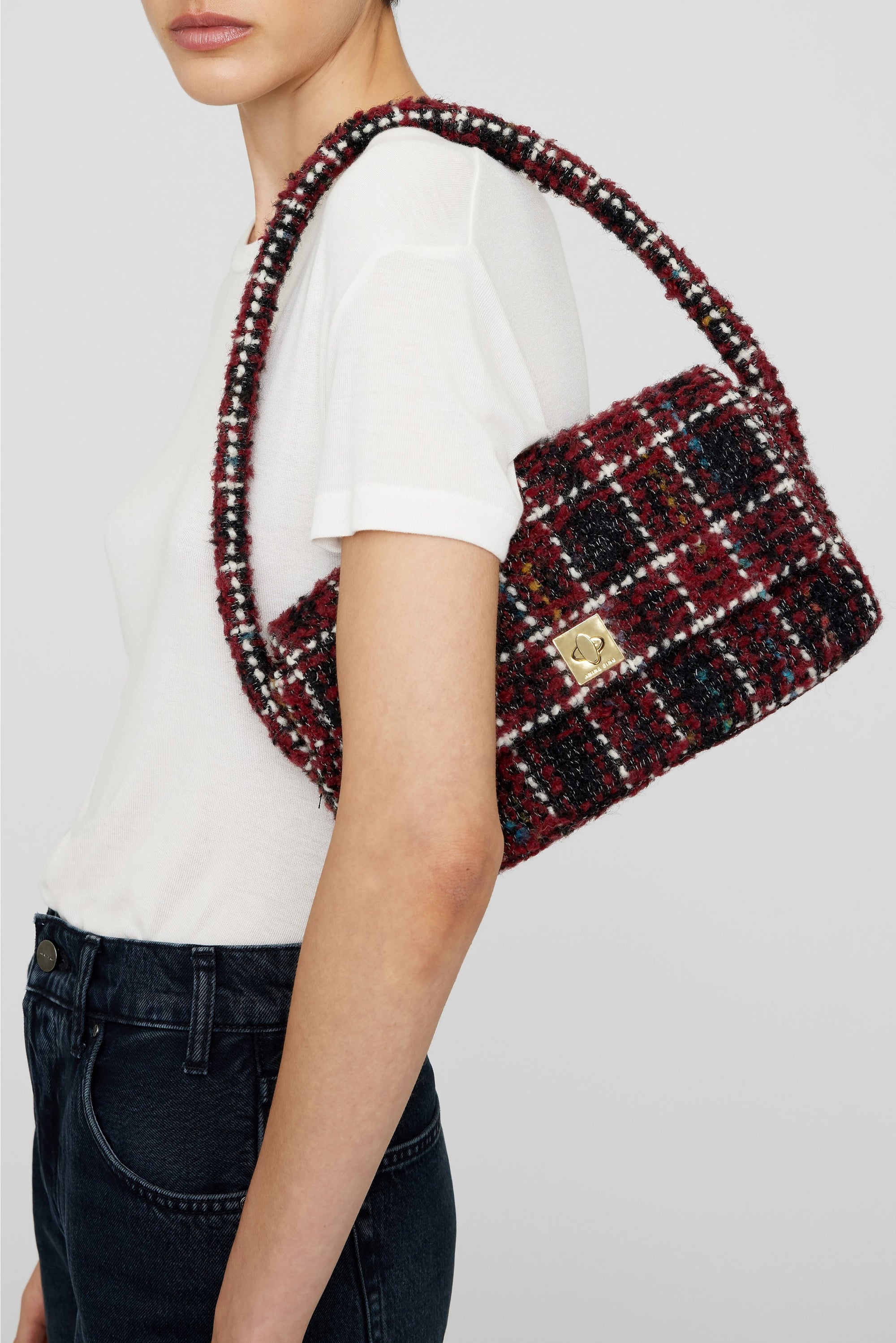 NICO BAG - CHERRY PLAID