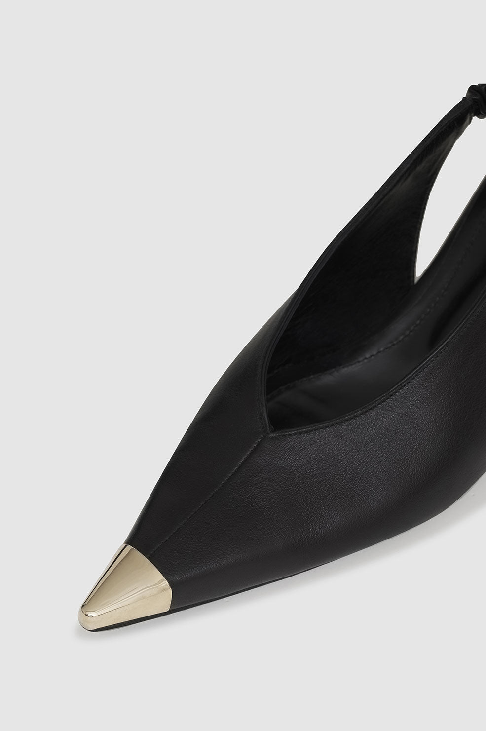 3qty NEW / NINA HEELS WITH METAL TOE CAP - BLACK