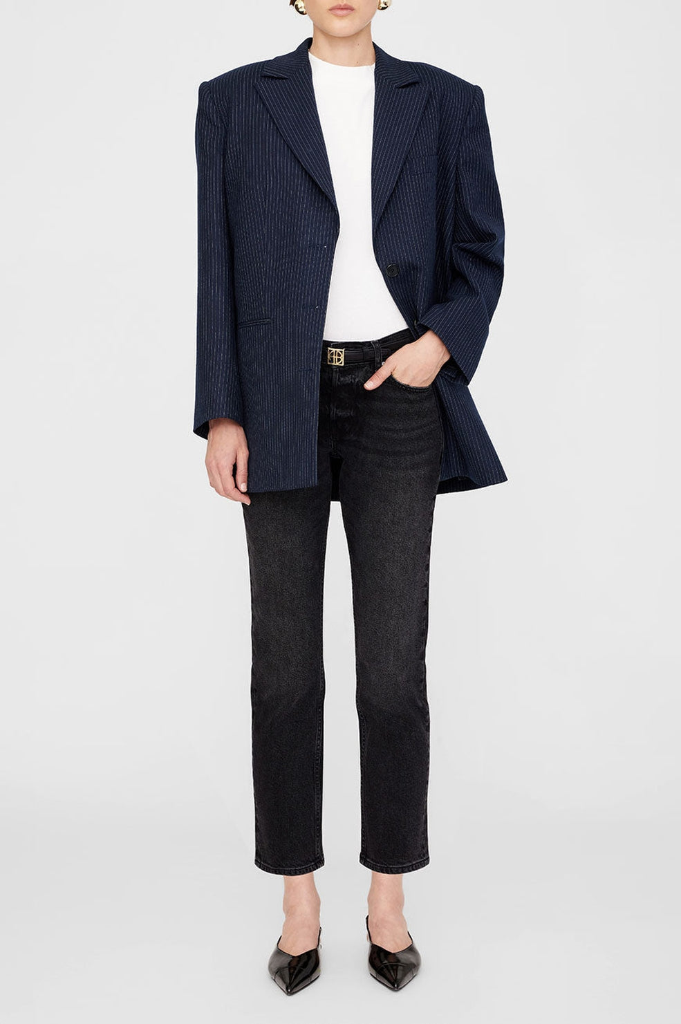 Nix mid-rise jeans - Black
