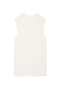 Pull sans manches Olivier - Ecru